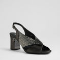 Load image into Gallery viewer, DJANGO & JULIETTE KONDUCT BLACK SHIMMER - Women Sandals - Collective Shoes