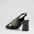 Load image into Gallery viewer, DJANGO & JULIETTE KONDUCT BLACK SHIMMER - Women Sandals - Collective Shoes