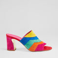 Load image into Gallery viewer, DJANGO & JULIETTE KOLOURS RED BRIGHT - Women Mules - Collective Shoes