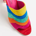 Load image into Gallery viewer, DJANGO & JULIETTE KOLOURS RED BRIGHT - Women Mules - Collective Shoes