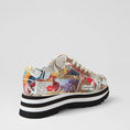 Load image into Gallery viewer, DJANGO & JULIETTE EAMMES COLLAGE PRINT PATENT - Women Sneakers - Collective Shoes