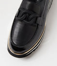 Load image into Gallery viewer, DJANGO & JULIETTE EAILA BLACK PATENT - Women Loafers - Collective Shoes
