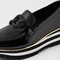 Load image into Gallery viewer, DJANGO & JULIETTE EAILA BLACK PATENT - Women Loafers - Collective Shoes