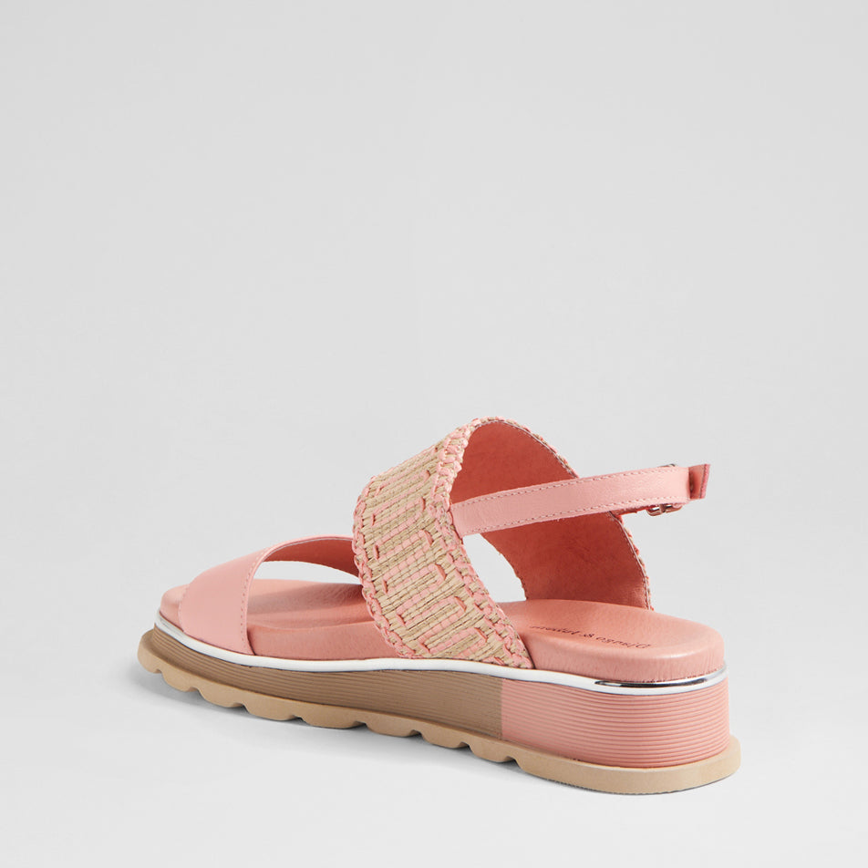 DJANGO & JULIETTE CORSETT PINK - Women Sandals - Collective Shoes