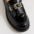 Load image into Gallery viewer, DJANGO & JULIETTE BROGANE BLACK - Women Loafers - Collective Shoes