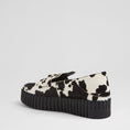 Load image into Gallery viewer, DJANGO & JULIETTE BURBANKS BLACK WHITE PONY - Women Loafers - Collective Shoes