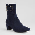 Load image into Gallery viewer, DJANGO & JULIETTE HARISS NAVY - Women Boots - Collective Shoes