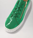 Load image into Gallery viewer, DJANGO & JULIETTE BUMP EMERALD PATENT - Women sneakers - Collective Shoes