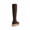Load image into Gallery viewer, DJANGO & JULIETTE GESBIT CHOCO - Women High Boots - Collective Shoes