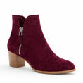 Load image into Gallery viewer, DJANGO & JULIETTE SHIANNELY BURGUNDY - Women Boots - Collective Shoes