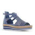 Load image into Gallery viewer, DJANGO & JULIETTE ACCRA BLUE DENIM - Women Sandals - Collective Shoes