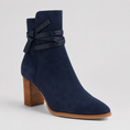 Load image into Gallery viewer, DJANGO & JULIETTE ADIARE NAVY SUEDE