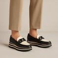 Load image into Gallery viewer, DJANGO & JULIETTE EAILA BLACK MILK - Women Loafers - Collective Shoes