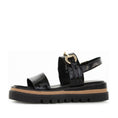 Load image into Gallery viewer, DJANGO & JULIETTE SABRI BLACK PATENT - Women Sandals - Collective Shoes