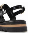 Load image into Gallery viewer, DJANGO & JULIETTE SABRI BLACK PATENT - Women Sandals - Collective Shoes