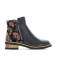 Load image into Gallery viewer, BRESLEY DUNGEON BLACK PINK ROSE - Women Boots - Collective Shoes