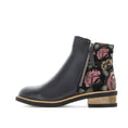 Load image into Gallery viewer, BRESLEY DUNGEON BLACK PINK ROSE - Women Boots - Collective Shoes