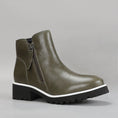 Load image into Gallery viewer, LE SANSA EAST OLIVE - Women Boots - Collective Shoes