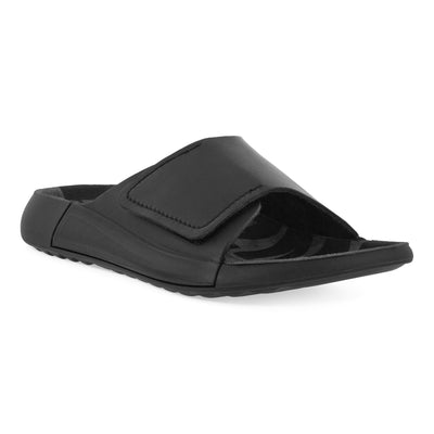 ECCO COZMO BLACK FLAT - Women slippers - Collective Shoes 