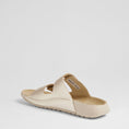 Load image into Gallery viewer, ECCO COZMO PURE WHITE GOLD FOIL - Women slippers - Collective Shoes