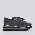 Load image into Gallery viewer, DJANGO & JULIETTE EAMMES CHARCOAL - Women Sneakers - Collective Shoes