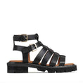 Load image into Gallery viewer, EOS GIZELLE BLACK - Women Sandals - Collective Shoes