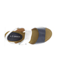Load image into Gallery viewer, LE SANSA EVITA NAVY SILVER - Women Sandals - Collective Shoes