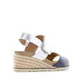 Load image into Gallery viewer, LE SANSA EVITA NAVY SILVER - Women Sandals - Collective Shoes