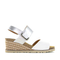 Load image into Gallery viewer, LE SANSA EVITA WHITE SILVER - Women Sandals - Collective Shoes