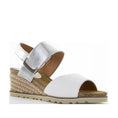 Load image into Gallery viewer, LE SANSA EVITA WHITE SILVER - Women Sandals - Collective Shoes