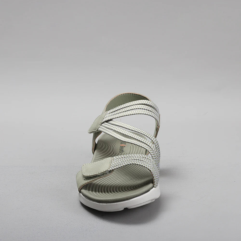 CC RESORTS FLORRIE LT KHAKI - Women Sandals - Collective Shoes