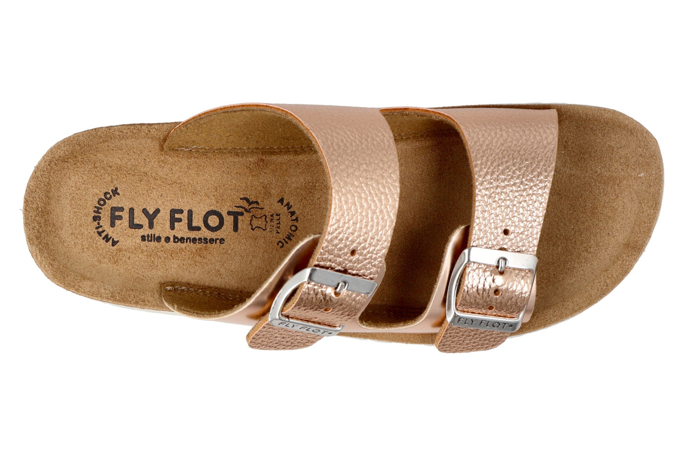 FLY FLOT 77G64 ZC DARK GOLD - Women slippers - Collective Shoes 