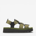 Load image into Gallery viewer, FLY LONDON SAMB BLACK ARMY GREEN