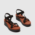 Load image into Gallery viewer, FLY LONDON YEFA BLACK BRICK - Women Sandals - Collective Shoes