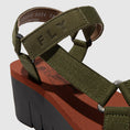 Load image into Gallery viewer, FLY LONDON YEFA DEVIL ARMY GREEN BRICK - Women Sandals - Collective Shoes