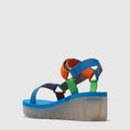 Load image into Gallery viewer, FLY LONDON YEFA PISTACHIO MULTI COLOR AZURRE - Women Sandals - Collective Shoes