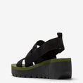 Load image into Gallery viewer, FLY LONDON YERE BLACK ARMY GREEN