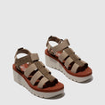 Load image into Gallery viewer, FLY LONDON YOJI MILITARY BEIGE BRICK - Women Sandals - Collective Shoes