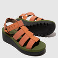 Load image into Gallery viewer, FLY LONDON YOJI TEA ROSE ARMY GREEN - Women Sandals - Collective Shoes