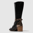 Load image into Gallery viewer, FLY LONDON BEIF BLACK / DK GOLD - Women High Boots - Collective Shoes