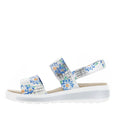 Load image into Gallery viewer, ZIERA GARLIN BLUE SILVER - Women Sandals - Collective Shoes