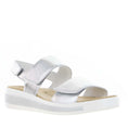 Load image into Gallery viewer, ZIERA GARLIN SILVER WHITE - Women Sandals - Collective Shoes