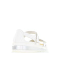 Load image into Gallery viewer, ZIERA GEDD WHITE SILVER - Women Sandals - Collective Shoes