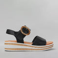 Load image into Gallery viewer, LE SANSA GUARD BLACK - Women Sandals - Collective Shoes