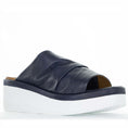 Load image into Gallery viewer, LESANSA HAYLEY NAVY - Women Wedge - Collective Shoes