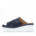 Load image into Gallery viewer, LESANSA HAYLEY NAVY - Women Wedge - Collective Shoes