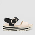 Load image into Gallery viewer, DJANGO & JULIETTE HARLOWS MILK - BLACK - Women Sandals - Collective Shoes
