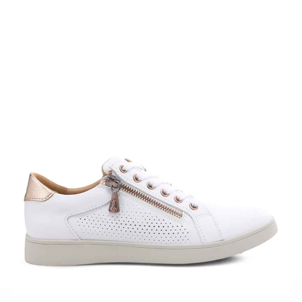 HUSH PUPPIES MIMOSA PERF WHITE COPPER - Women sneakers - Collective Shoes