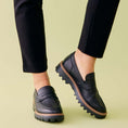 Load image into Gallery viewer, HUSH PUPPIES BEAU BLACK - Women Loafers - Collective Shoes