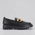 Load image into Gallery viewer, HUSH PUPPIES BROOKLYN BLACK GOLD - Women Loafers - Collective Shoes